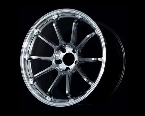 Modern Advan Racing RZ-DF2 5x114.3 20x9.0 +40 DIAMOND CUT & HYPER PLATINUM BLACK