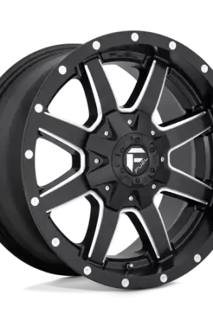 New Arrival Fuel 1PC D538 MAVERICK 8X165.1 20X9 +1 MATTE BLACK MILLED