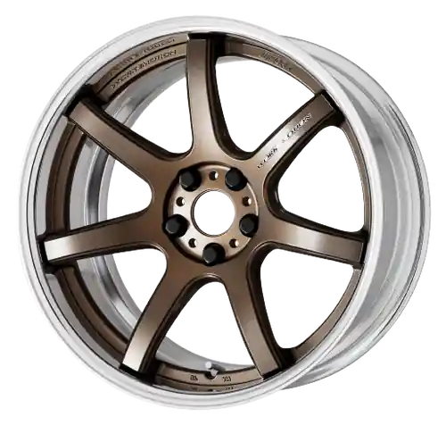 Work T7r 2P 5x114.3 18x9.0 +45 Matte Bronze Limited Offer