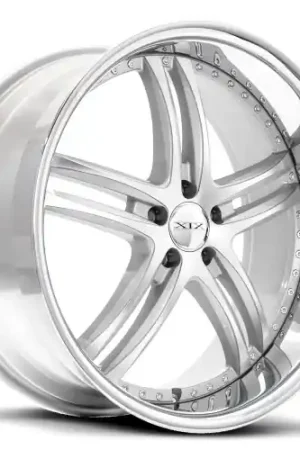 XIX Wheels XIX 15 5x112 22x9 +25 Silver Machined with Stainless Steel Lip Special Offer