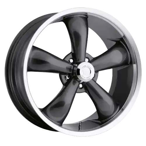 Brand New Vision American-Muscle 142 Legend 5x114.3 17x7+6 Gunmetal Machined Lip