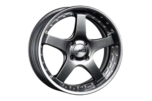 SSR Professor SP4R 5x115 17X7.5+5 NR Disk Titan Silver New Arrival