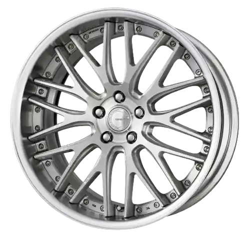 Work Gnosis Gr204 5x108 21x8.5+0 O Disk Brush Silver Clear Free Returns