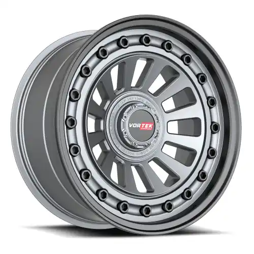 Wholesale Vortek VRD-702 6x114.3/6x139.7 20x9.5 +12 Matte GunMetal With Black Bolts & Lip