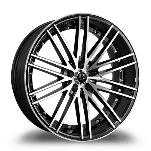 MARQUEE WHEELS M3246 5x120 20x10.5+15 BLACK / MACHINED Grab Now