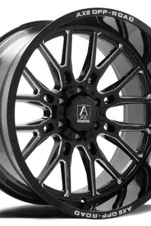 Best Seller Axe ATLAS 6x135/6x139.7 22X9.5 20 GLOSS BLACK MILLED