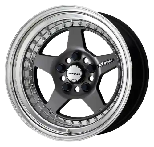 Work Meister Cr01 5x108 15x9.5+-60 T Disk Matte Gunmetal Next Day Delivery