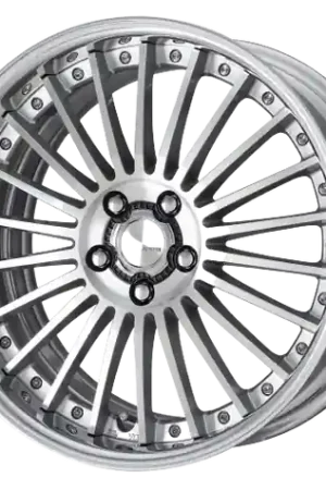 Work Lanvec Lf1 5x100 19x8+30 A Disk Machine Silver Polish Worldwide Shipping