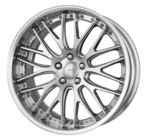 High Quality Work Gnosis Gr204 5x120.65 21x9.5+38 W Disk Composite Buffed And Brushed