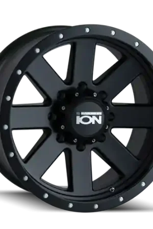 Free Returns Ion Type 134 5x127 18x9+0 Matte Black/Black Beadlock