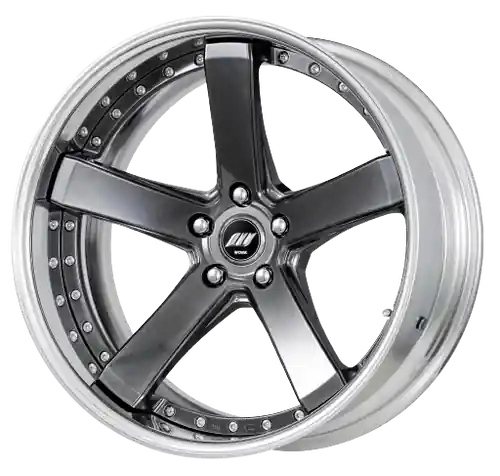 Work Zeast Black Label Bst2 5x114.3 20x11.5+45 R Disk Brilliant Silver Black Exclusive