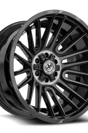 XF Off-Road XF-234 6x135/6x139.7 20x10 -12 Gloss Black & Brushed Double Dark Tint Affordable