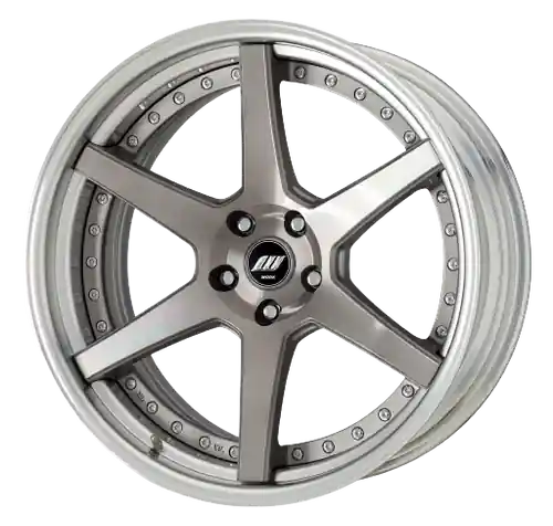 Work Zeast St1 5x120.65 19x11.5+45 T Disk Transparent Grey Polish Mega Sale