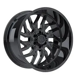 TIS 544B 8X180 18x9 +18 Gloss Black Popular