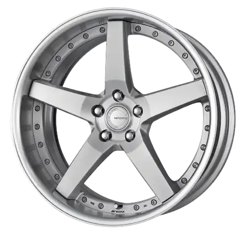 Premium Work Gnosis Gr203 5x108 20x9+45 A Disk Brush Silver Clear