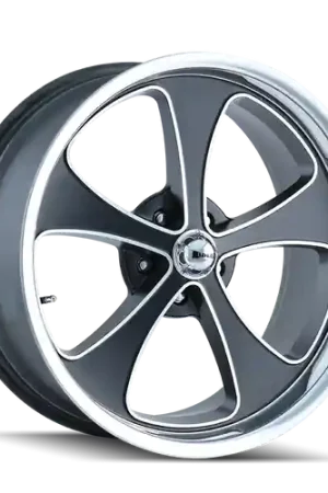 Ridler Type 645 5x120.65 20x10+0 Matte Black/Machined Face/Polished Lip Flash Sale