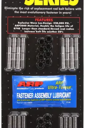 Budget ARP SB Ford 289-302 standard wave-loc rod bolt kit — PMD Premier Motoring Development