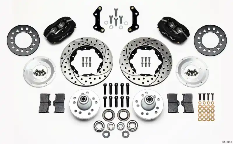Wilwood Forged Dynalite Front Kit 11.00in Drilled 70-72 CDP B & E Body — PMD Premier Motoring Development Free Shipping