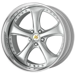 Work Wheels VS-KF 5x120.65 19x9.5-16 Light Grey Silver L Disk FULL REVERSE Must Have