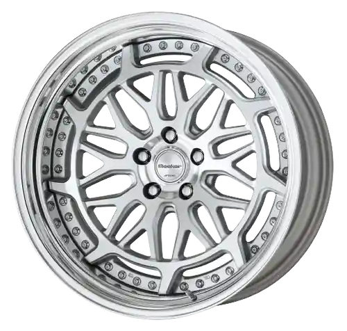 Certified Work Gran Seeker Dmx 5x108 20x9.5+26 R Disk Machined Silver Polish