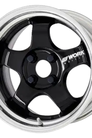 Work Meister S1 2P 5x114.3 15x5.5+12 O Disk Black Professional Grade