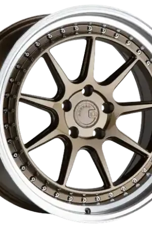 Limited Edition Aodhan DS-X 5x114.3 18x10.5 +22 Bronze w/Machined Lip