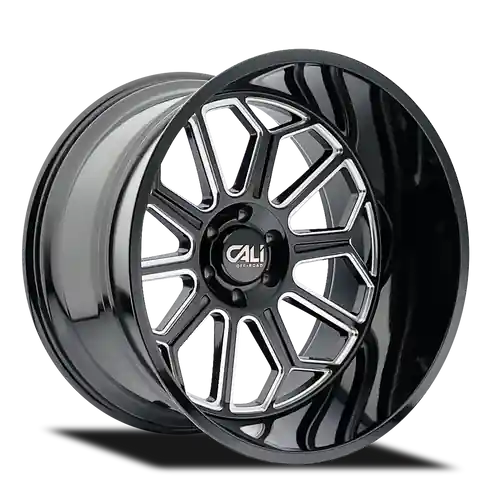 Modern Cali Off-Road Auburn 9117 6x139.7 22x12-51 Black/Milled