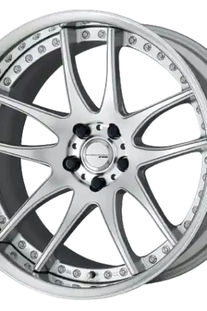 Work Emotion Cr 3P 5x115 18x9.5-5 R Disk Burning Silver Clearance