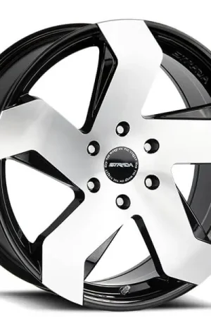 Latest 24" Strada Wheels Coltello Gloss Black Machined Rims