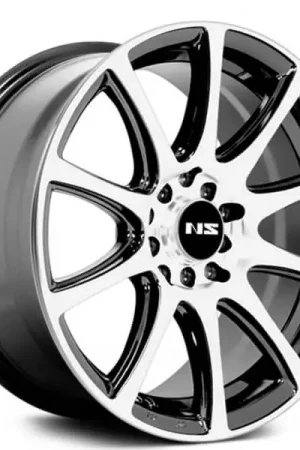 Secure Checkout 17" NS Wheels Tuner NS1405 Black Machined Rims