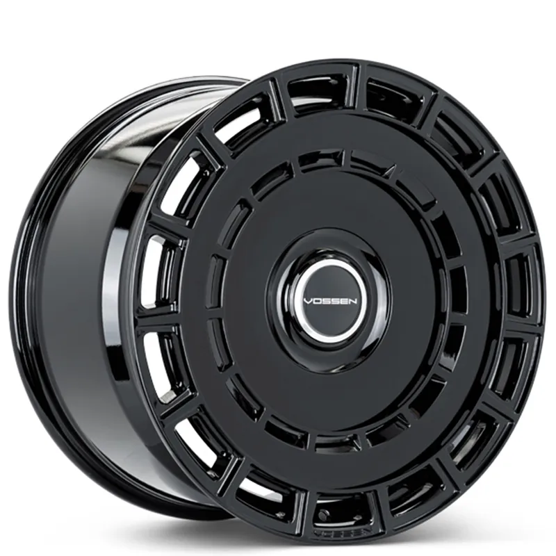 22" Vossen Wheels HF-9 Gloss Black Floating Cap Rims Markdown