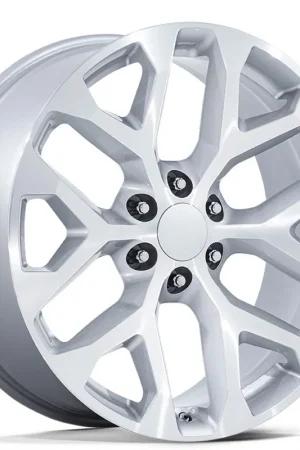 24" Performance Replicas Wheels PR177 Silver Machined Rims Special Discount