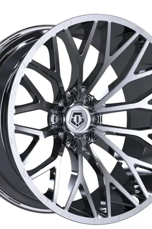 Professional Grade 24" TIS Wheels 566C Chrome Off-Road Rims