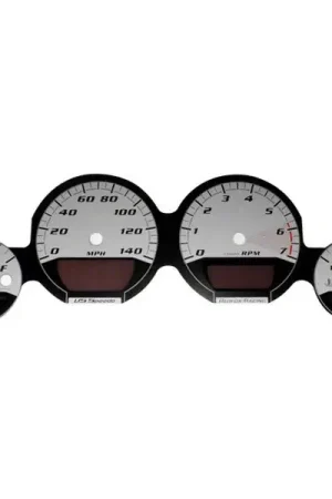 US Speedo Daytona Edition Gauge Face; 140 MPH; Silver Top Pick