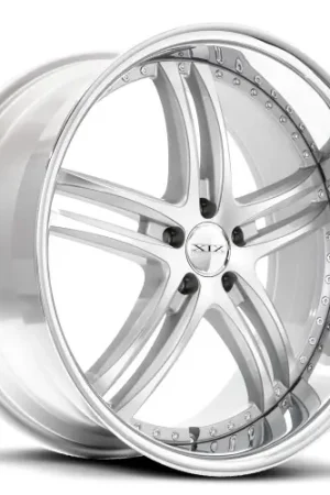 Hot Deal XIX Wheels XIX 15 5x112 20x8.5 +35 Silver Machined with Stainless Steel Lip