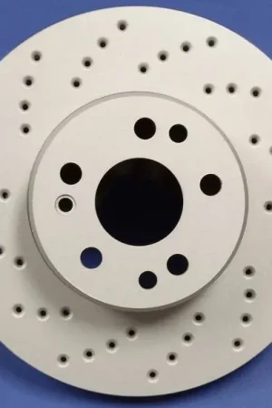 Exclusive Offer Honda Fit SP Performance Cross Drilled Vented Front Rotors - C19-2724