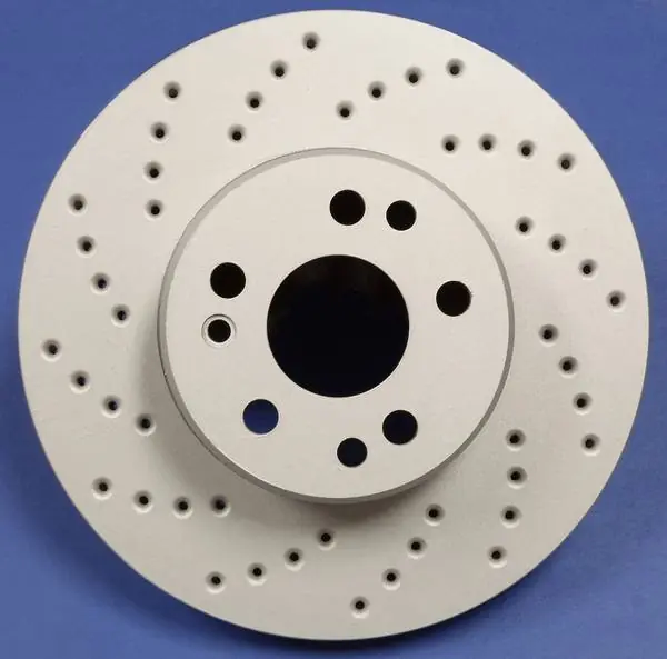 Toyota Tacoma SP Performance Cross Drilled Vented Front Rotors - C52-165 Express Delivery