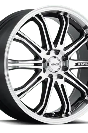 Clearance Konig Maxxim Ferris 5X110/5X115 17x7+40 Black Machine Face