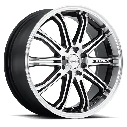 Clearance Konig Maxxim Ferris 5X110/5X115 17x7+40 Black Machine Face
