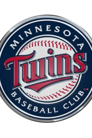 Minnesota Twins Embossed Emblem; Navy Reduced Price