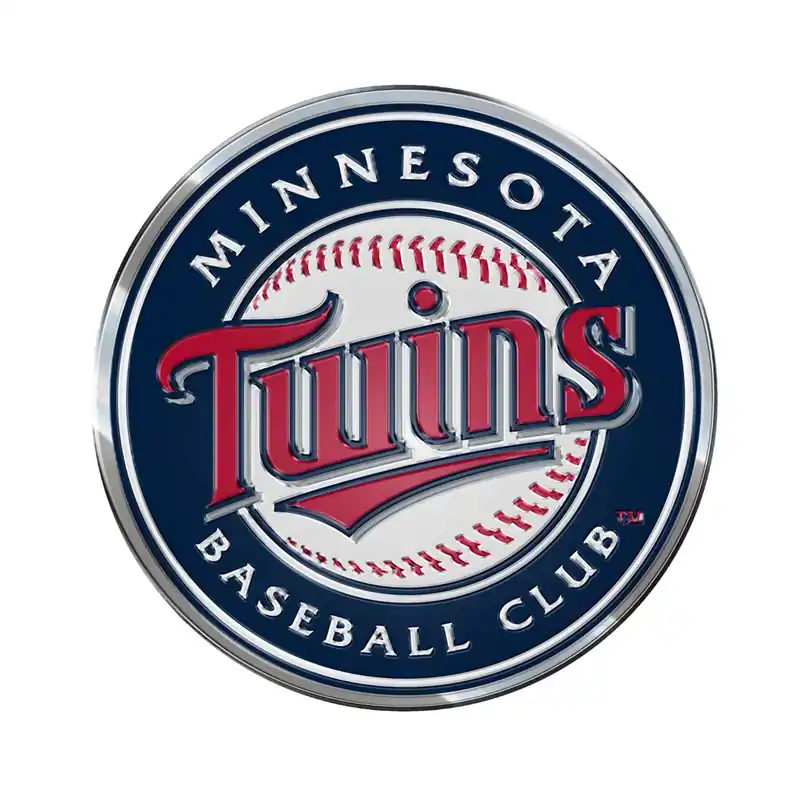 Minnesota Twins Embossed Emblem; Navy Reduced Price