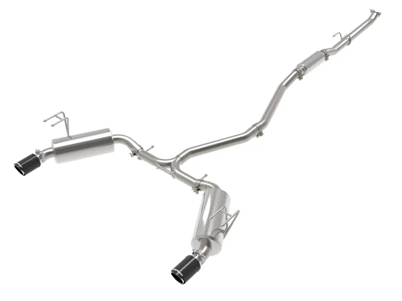 aFe Takeda 2.5in 304 SS Cat-Back Exhaust System w/CF Tips 2022+ Honda— PMD Premier Motoring Development No Minimum Order