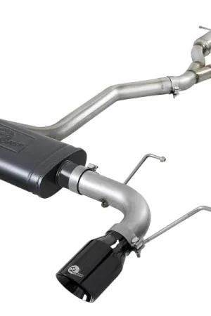 Time-Limited aFe Large Bore HD 3in 304 SS Cat-Back Exhaust w/ Black Tips 14-19 Jeep — PMD Premier Motoring Development