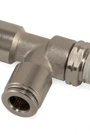 Air Lift Run Tee- Male 1/8in Npt X 1/4in Tube X 1/4in Tube — PMD Premier Motoring Development Don’t Miss Out