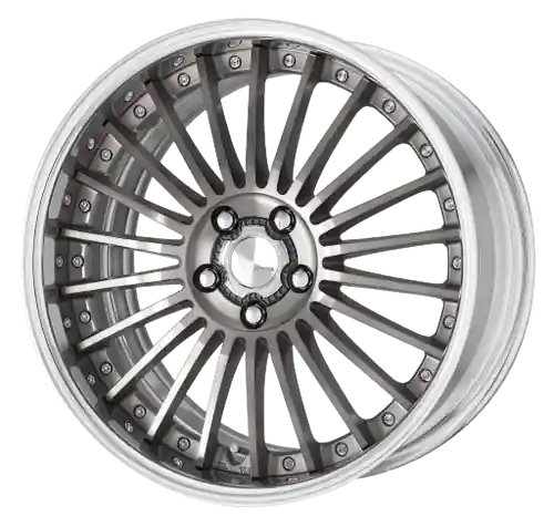Top Rated Work Lanvec Lf1 5x114.3 18x10+45 O Disk Trans Gray Polish