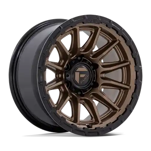 Clearance Fuel 1PC FC866 PISTON 5X127 22x10 -18 MATTE BRONZE W/ GLOSS BLACK LIP