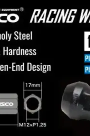 Cusco Universal Wheel Lug Nut Set M12 x P1.5mm - Black (16pcs) — PMD Premier Motoring Development Budget