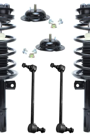 Hassle-Free Returns 4pc Front Struts Sway Bar Links Suspension Kit