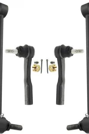 4pc Front Outer Tie Rods Sway Bar Links Suspension Kit Instant Buy