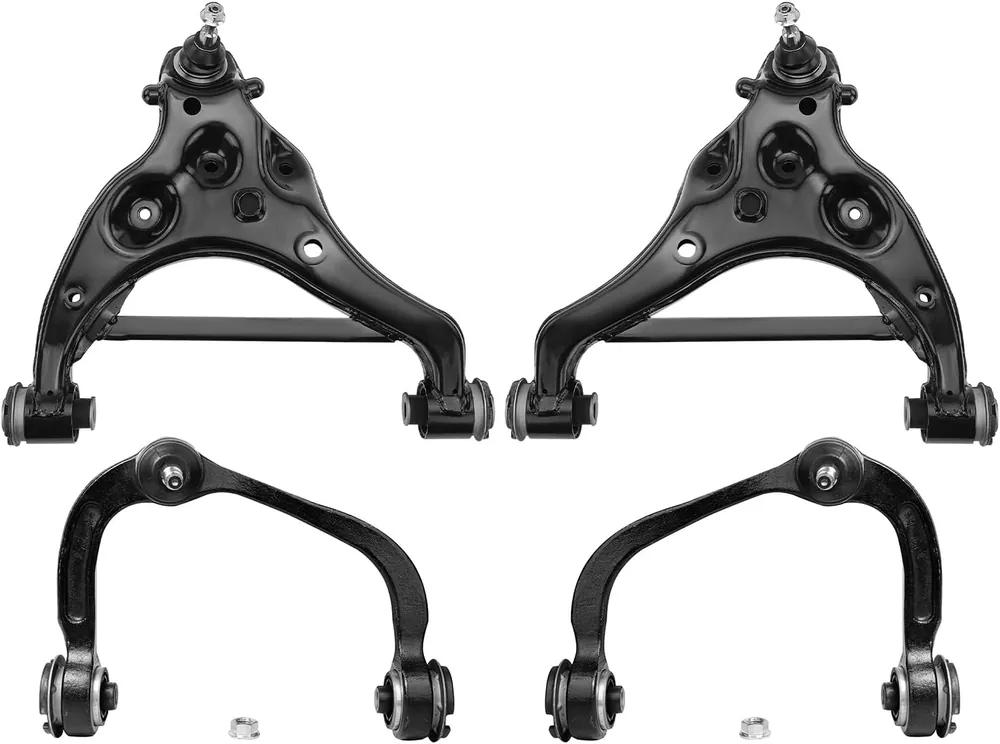 4pc Front Upper Lower Control Arms w\\/Ball Joint Kit Grab Now